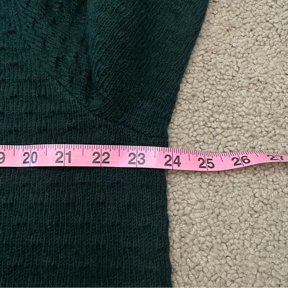 Calvin Klein Evergreen V-neck Textured Sweater 1X - Picture 6 of 8